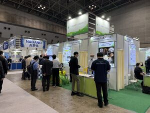 Medtec Japan2025の会場、公社ブースの様子